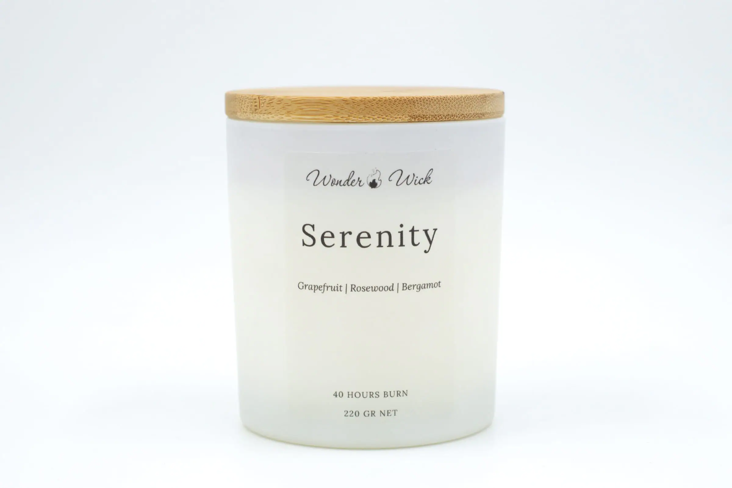 Serenity candle by House of Gandha: Grapefruit · Bergamot · Rosewood